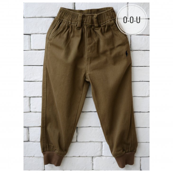 POLO RALPH LAUREN KIDS COTTON JOGGER PANTS
