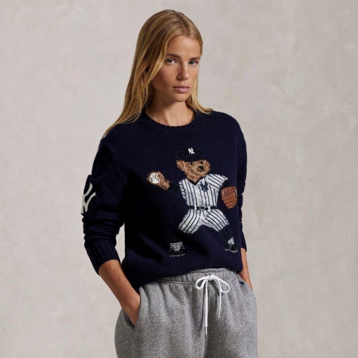 POLO RALPH LAUREN YANKEES BEAR SWEATER
