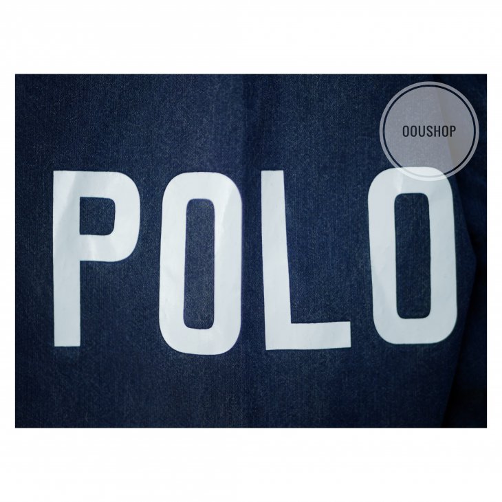 POLO RALPH LAUREN INDIGO STADIUM DENIM JACKET