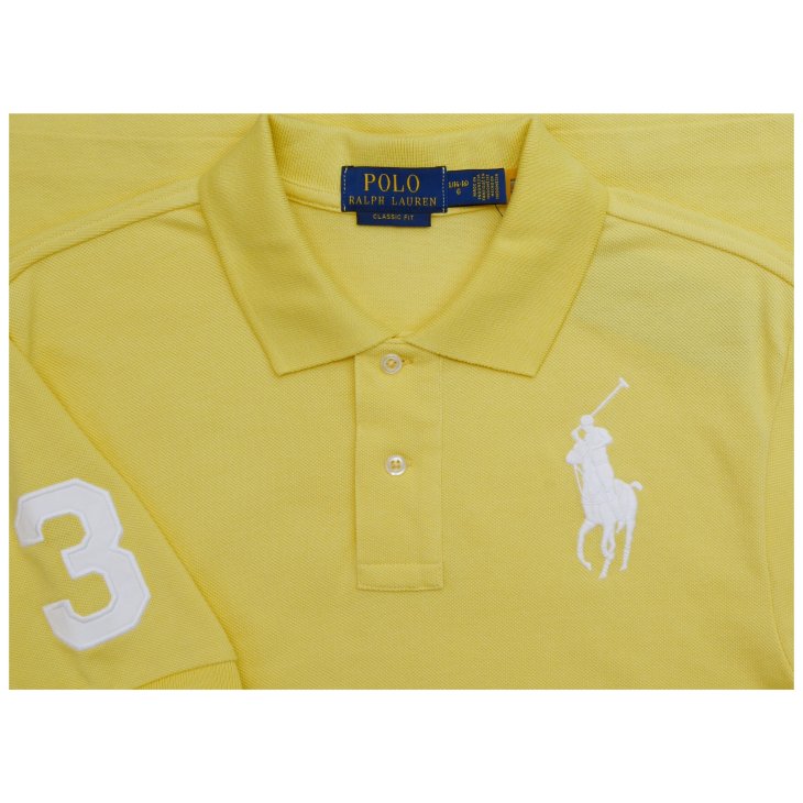 POLO RALPH LAUREN BOYS BIG PONY COTTON MESH POLO SHIRT