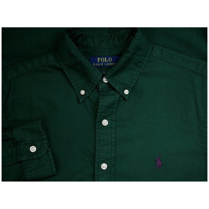 POLO RALPH LAUREN GARMENT DYED OXFORD SHIRT