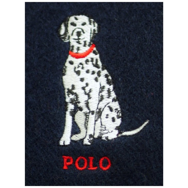 POLO RALPH LAUREN DALMATIAN WOOL SCARF