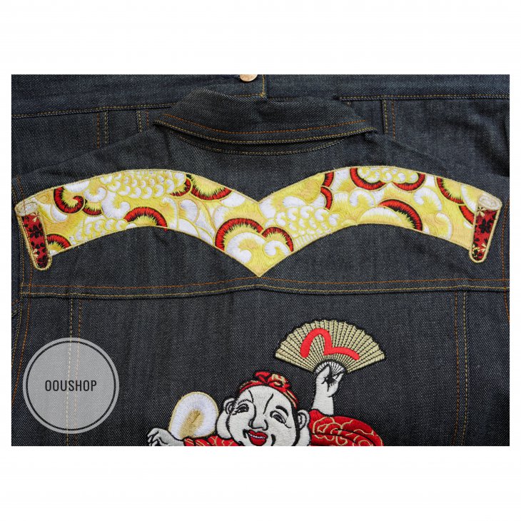 EVISU YEAR OF THE RAT SELVEDGE DENIM JACKET