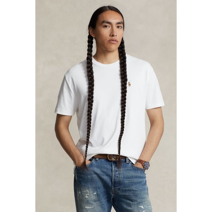 POLO RALPH LAUREN CUSTOM SLIM FIT COTTON T-SHIRT