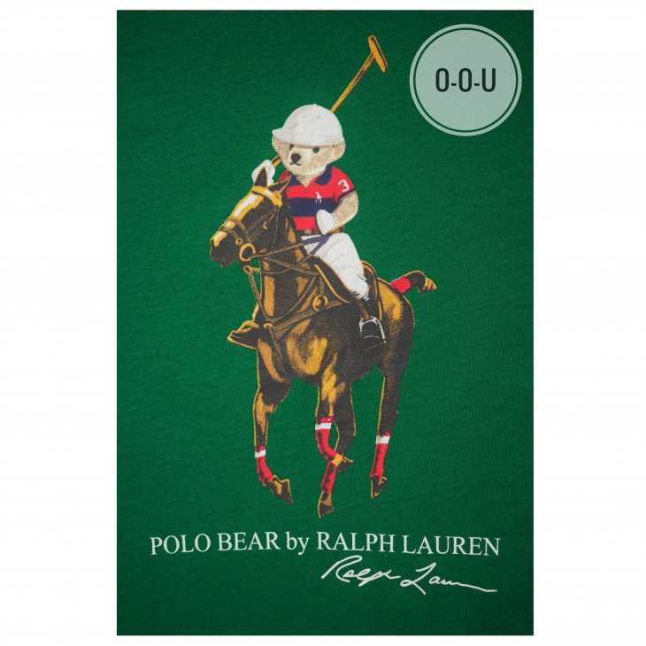 POLO RALPH LAUREN BOYS POLO BEAR & BIG PONY COTTON T-SHIRT