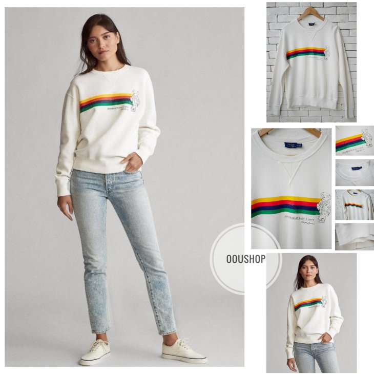 POLO RALPH LAUREN FLEECE POLO BEAR PULLOVER