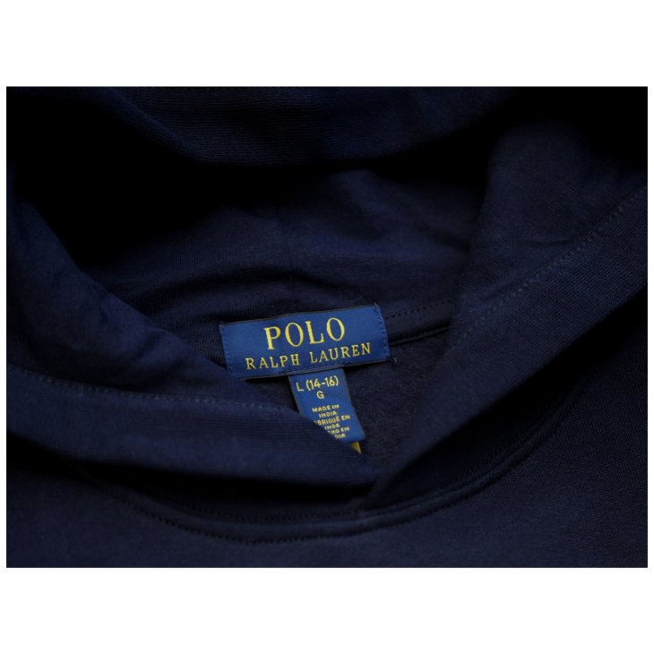 POLO RALPH LAUREN BOYS PLAID BIG PONY FLEECE HOODIE