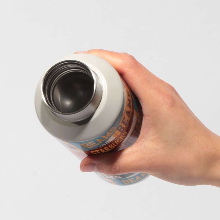 BEAMS x Starbucks Recycled Stainless Steel Bottle Pennant Design [473ml]