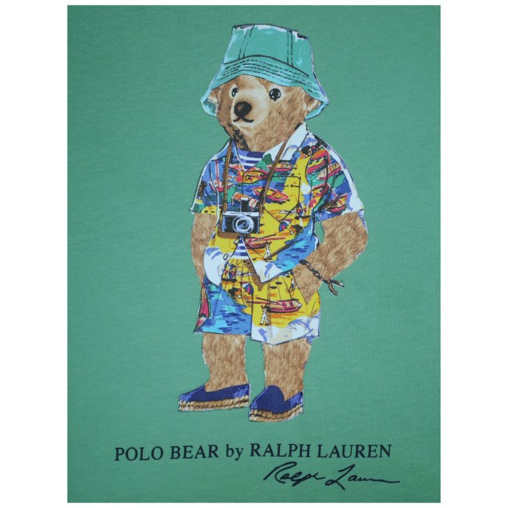 POLO RALPH LAUREN BOYS POLO BEAR COTTON JERSEY TEE