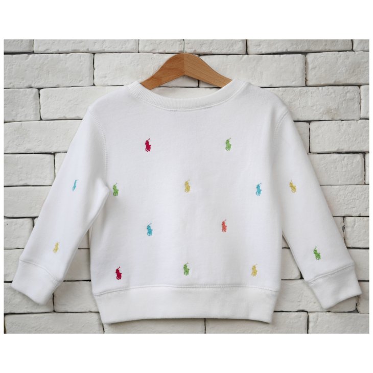 POLO RALPH LAUREN KIDS POLO PONY FLEECE SWEATSHIRT