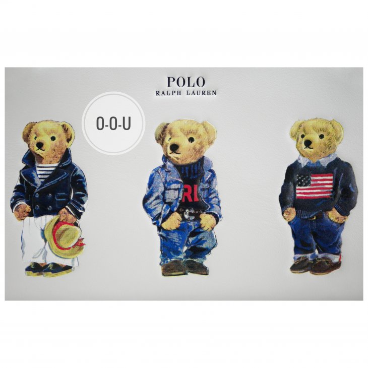 POLO RALPH LAUREN POLO BEAR LEATHER COSMETIC POUCH