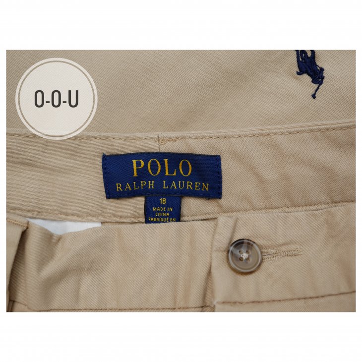POLO RALPH LAUREN BOYS POLO PONY STRETCH CHINO SHORT