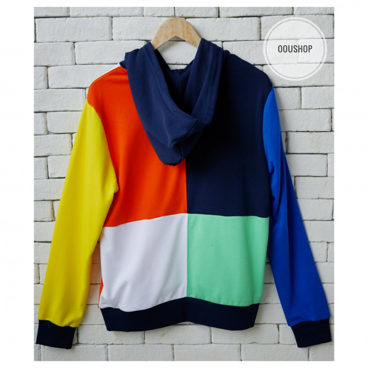 POLO RALPH LAUREN COLOR-BLOCKED BOYS HOODIE
