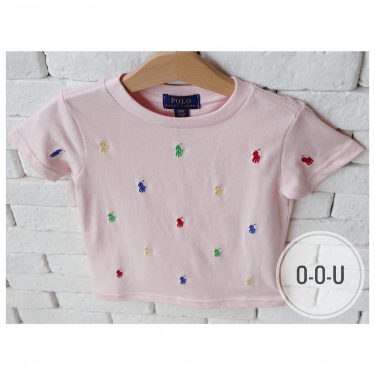 POLO RALPH LAUREN KIDS ALL-OVER POLO PONY T-SHIRT