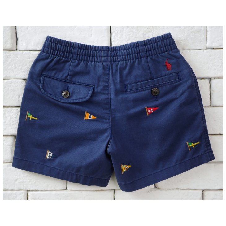 POLO RALPH LAUREN KIDS POLO PREPSTER EMBROIDERED CHINO SHORT