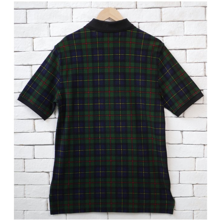 POLO RALPH LAUREN BOYS TARTAN MESH POLO SHIRT
