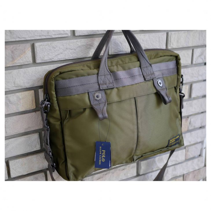 POLO RALPH LAUREN NYLON LAPTOP BAG BRIEFCASE-CB-LP