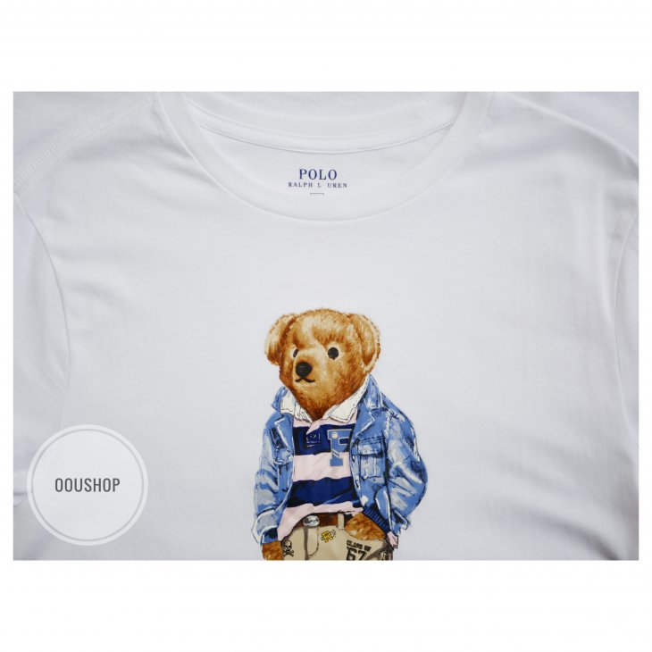 POLO RALPH LAUREN POLO BEAR BOYS COTTON JERSEY TEE