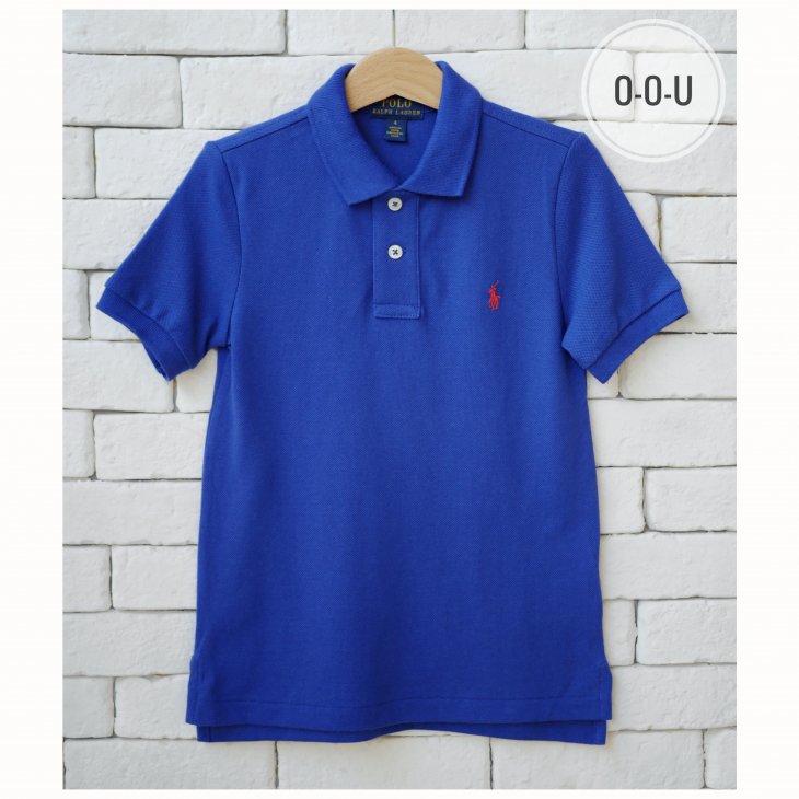 POLO RALPH LAUREN KIDS COTTON MESH POLO SHIRT