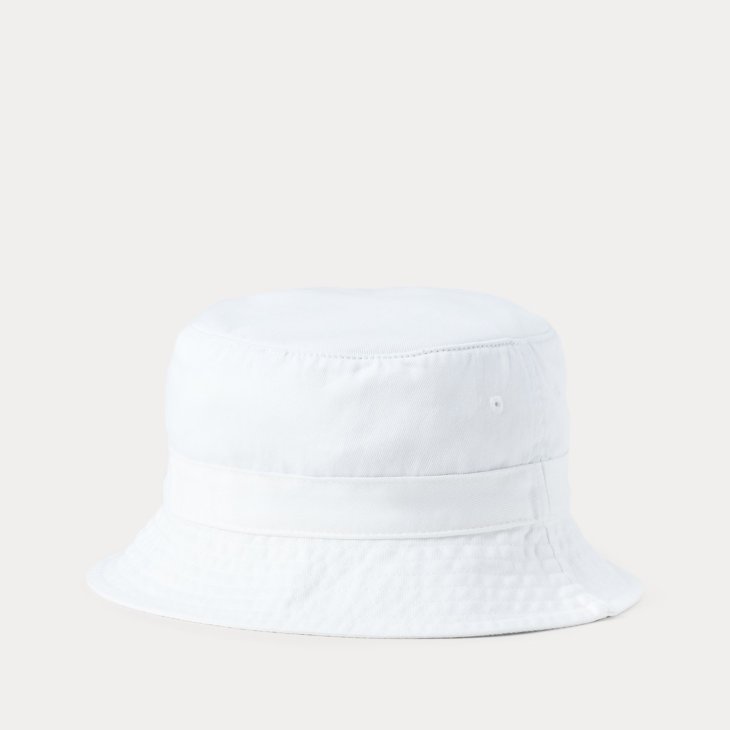 POLO RALPH LAUREN COTTON CHINO BUCKET HAT