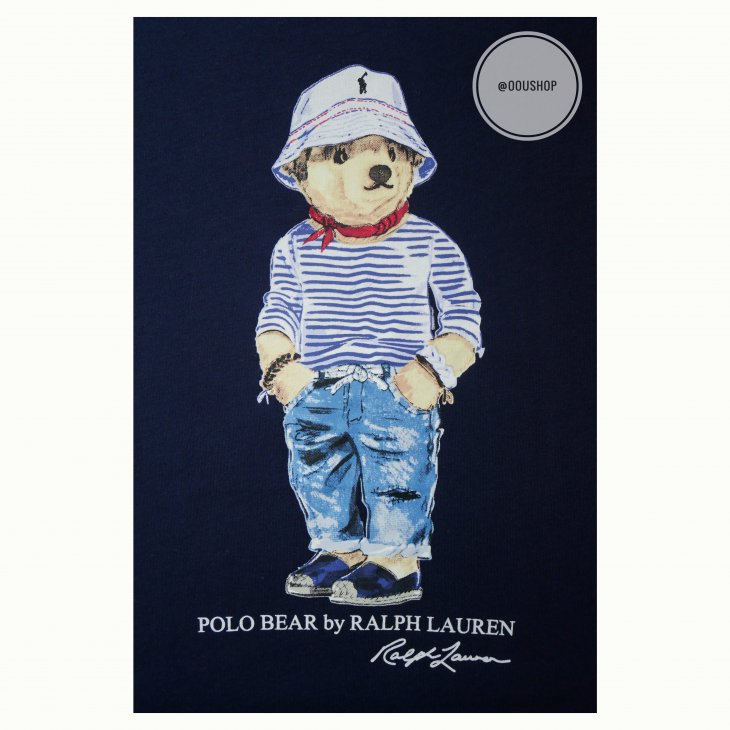 POLO RALPH LAUREN BEAR BOYS COTTON T-SHIRT