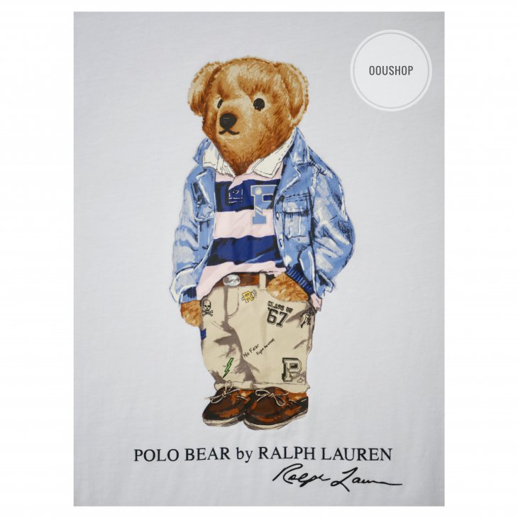 POLO RALPH LAUREN POLO BEAR BOYS COTTON JERSEY TEE