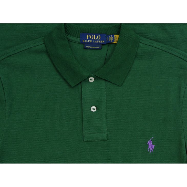 POLO RALPH LAUREN CUSTOM SLIM FIT POLO SHIRT