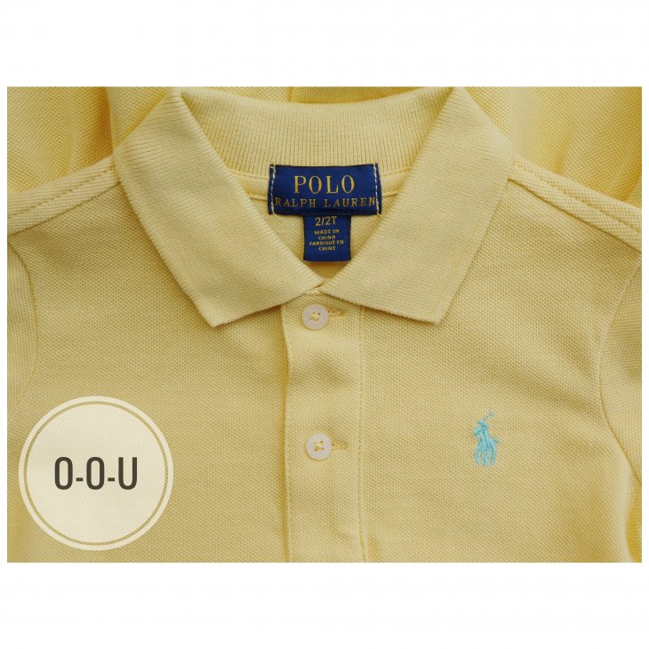 POLO RALPH LAUREN KIDS COTTON MESH POLO DRESS