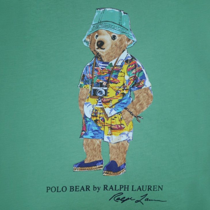 POLO RALPH LAUREN BOYS POLO BEAR COTTON JERSEY TEE