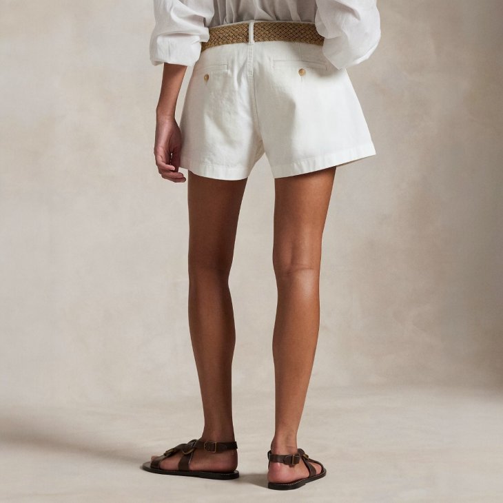 POLO RALPH LAUREN WOMEN COTTON CHINO SHORT