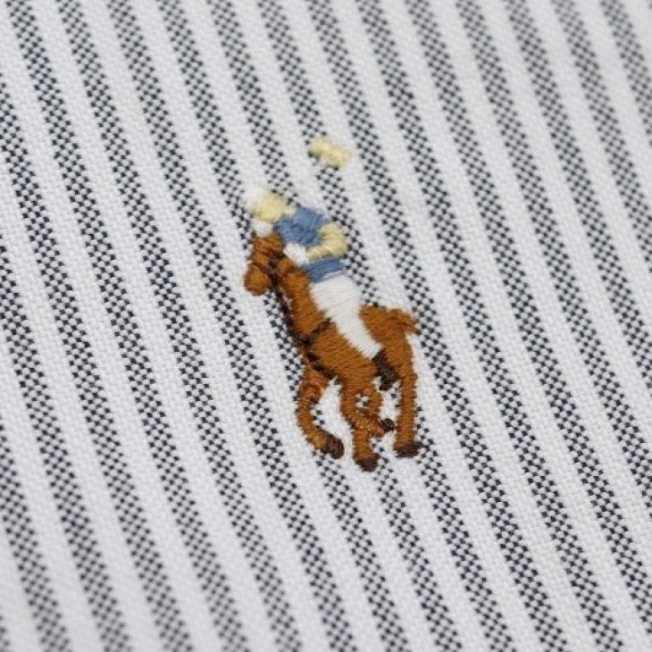POLO RALPH LAUREN CUSTOM FIT STRIPED OXFORD SHIRT