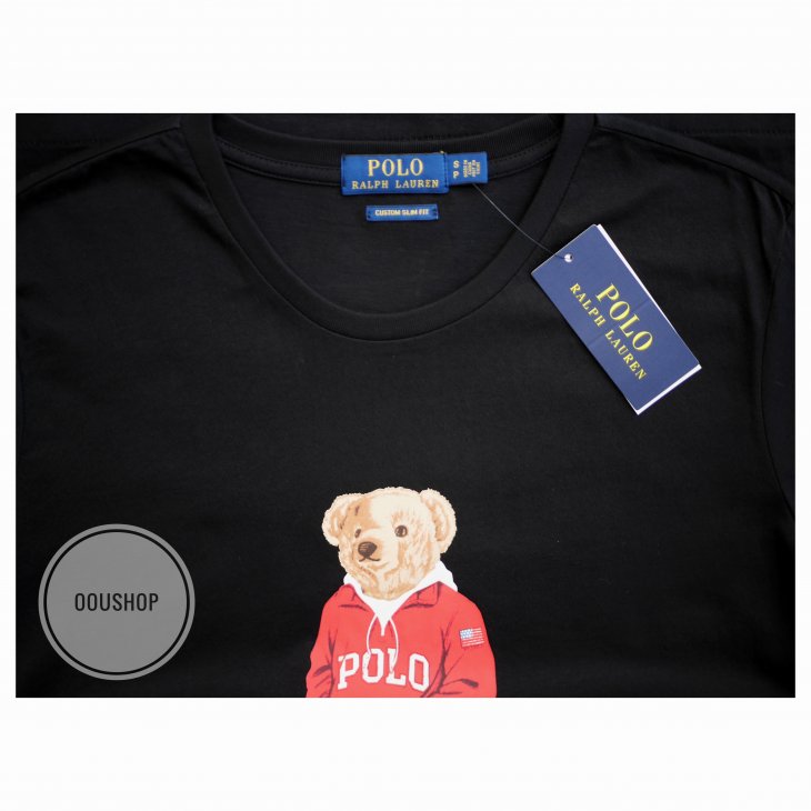 POLO RALPH LAUREN CUSTOM SLIM FIT POLO BEAR T-SHIRT