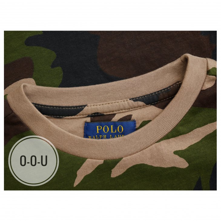 POLO RALPH LAUREN KIDS CAMO POCKET T-SHIRT