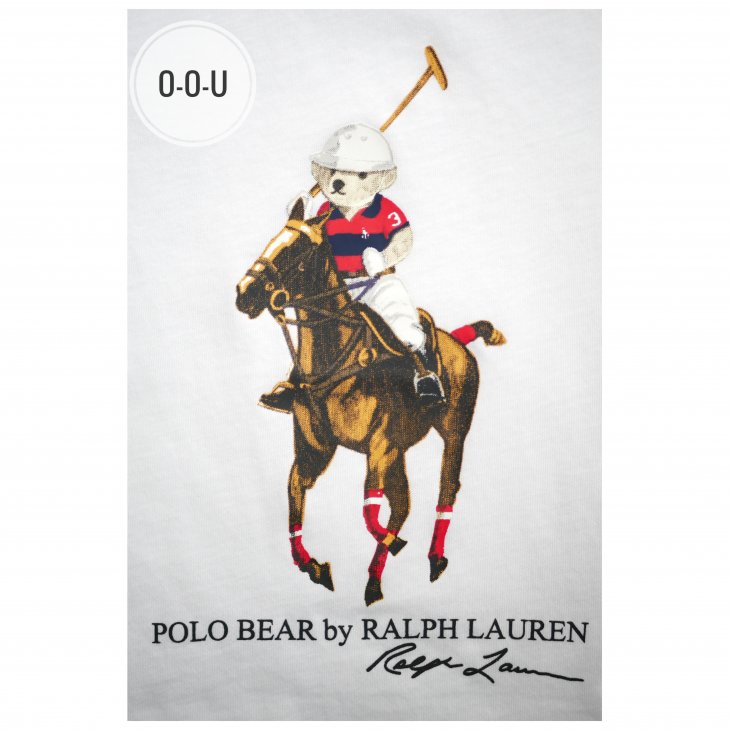 POLO RALPH LAUREN KIDS POLO BEAR & BIG PONY COTTON T-SHIRT