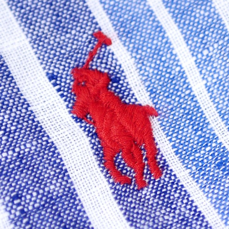 POLO RALPH LAUREN CLASSIC FIT STRIPED LINEN SHIRT