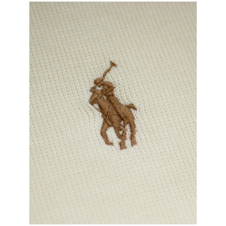 POLO RALPH LAUREN COTTON QUARTER-ZIP SWEATER