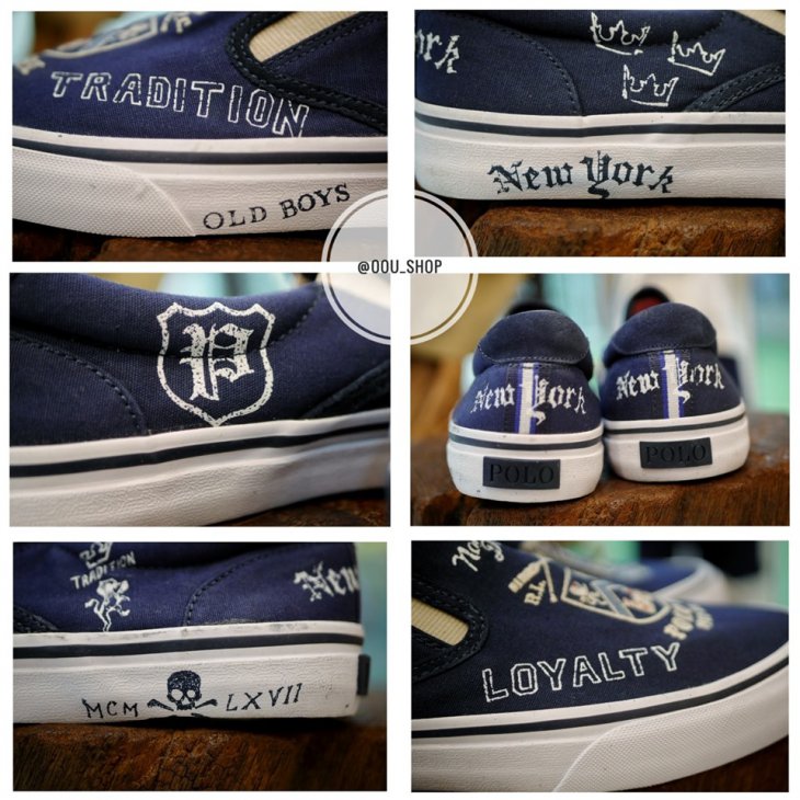 POLO RALPH LAUREN THOMPSON COLLEGIATE SNEAKER