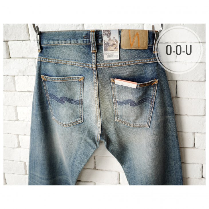NUDIE JEANS GRIM TIM FREE WORN SELVAGE