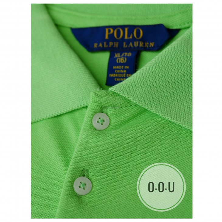 POLO RALPH LAUREN GIRLS COTTON STRETCH MESH POLO DRESS