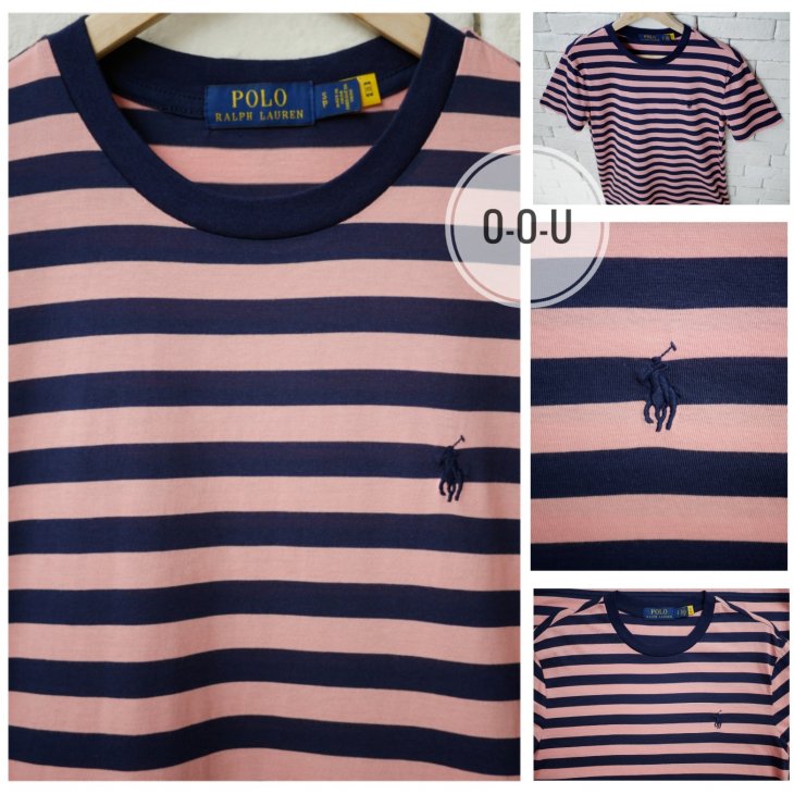 POLO RALPH LAUREN CUSTOM SLIM FIT JERSEY CREWNECK T-SHIRT