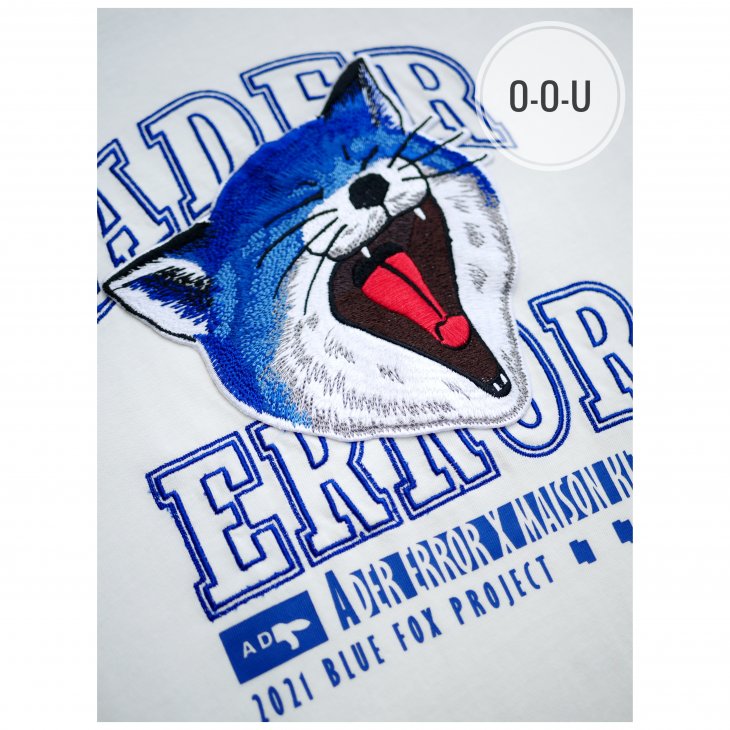 MAISON KITSUNÉ X ADER ERROR YAWN FOX T-SHIRT