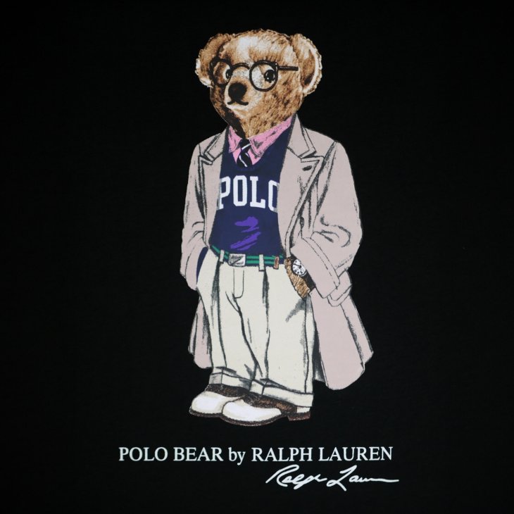 POLO RALPH LAUREN CUSTOM SLIM FIT POLO BEAR JERSEY T-SHIRT