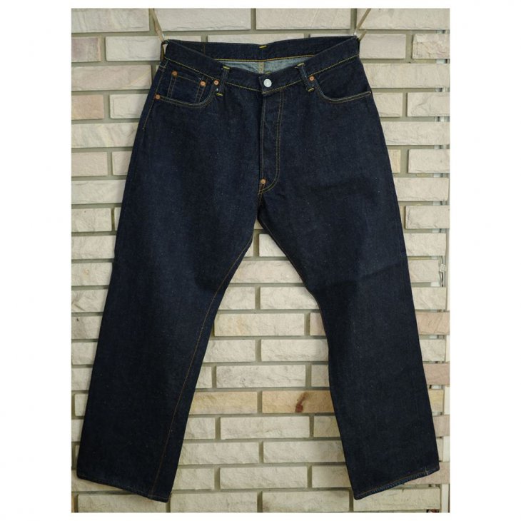 EVISU NO1 2001 COLOR PAINT SEA GULL JEANS MADE IN JAPAN
