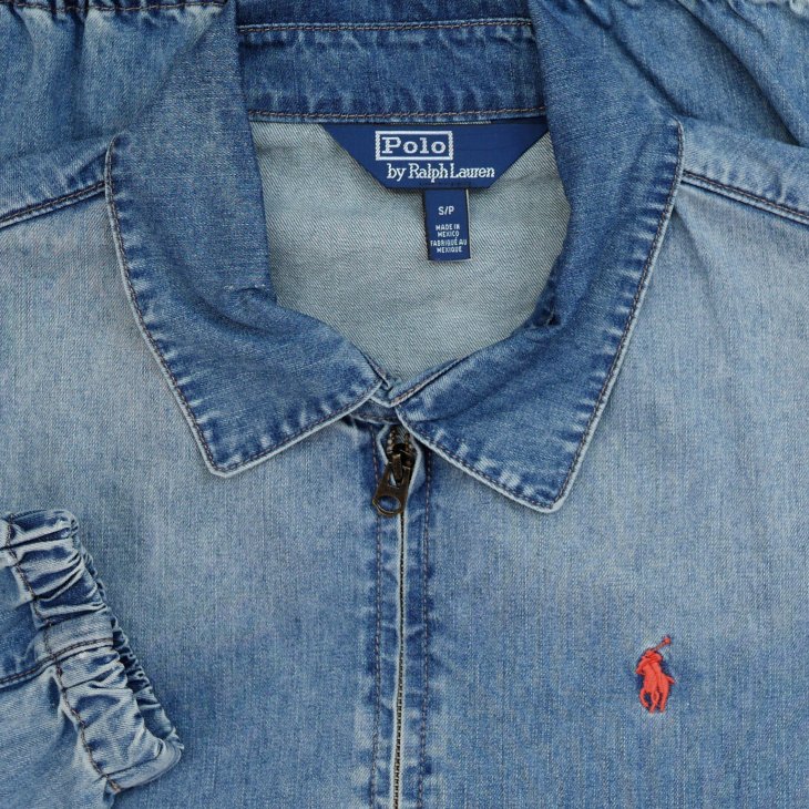 POLO RALPH LAUREN THE BAYPORT INDIGO DYE DENIM JACKET