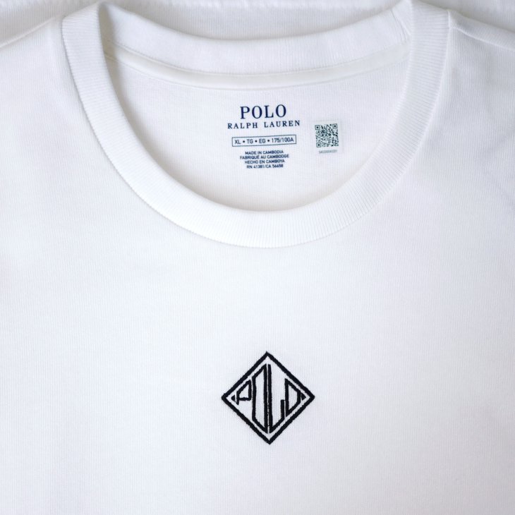POLO RALPH LAUREN WOMEN EMBROIDERED LOGO COTTON JERSEY TEE