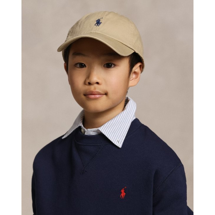 POLO RALPH LAUREN BOYS THE ICONIC COTTON CHINO BALL CAP
