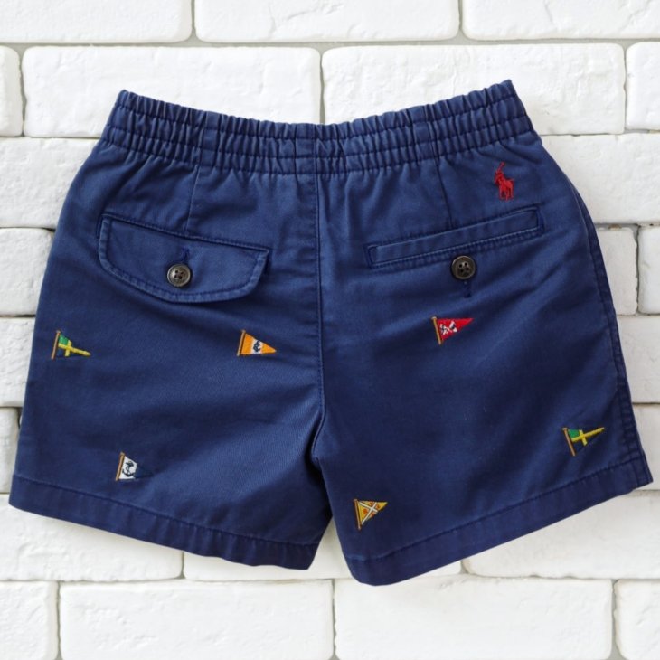 POLO RALPH LAUREN KIDS POLO PREPSTER EMBROIDERED CHINO SHORT