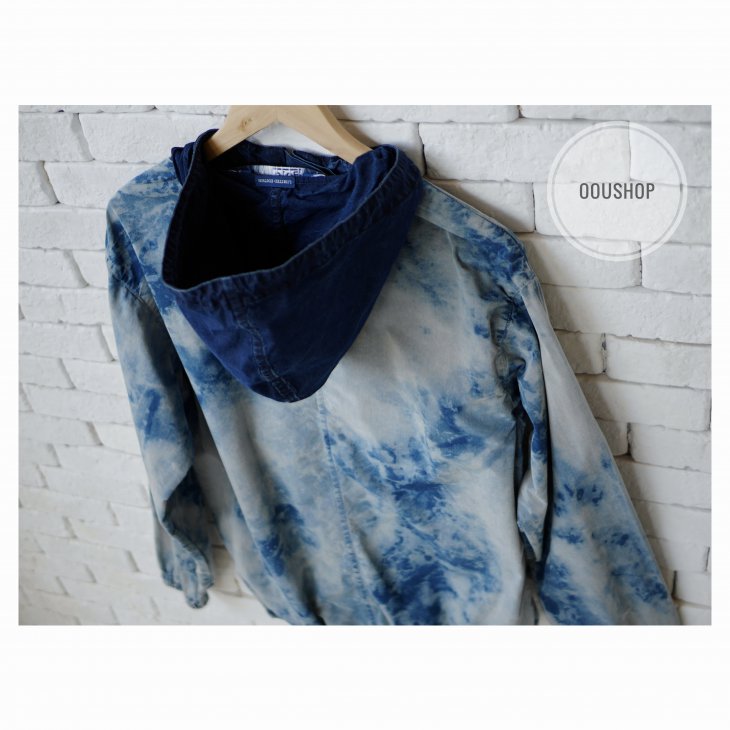 POLO RALPH LAUREN INDIGO STADIUM POPOVER JACKET