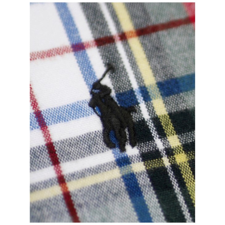POLO RALPH LAUREN BOYS PLAID BRUSHED COTTON OXFORD SHIRT