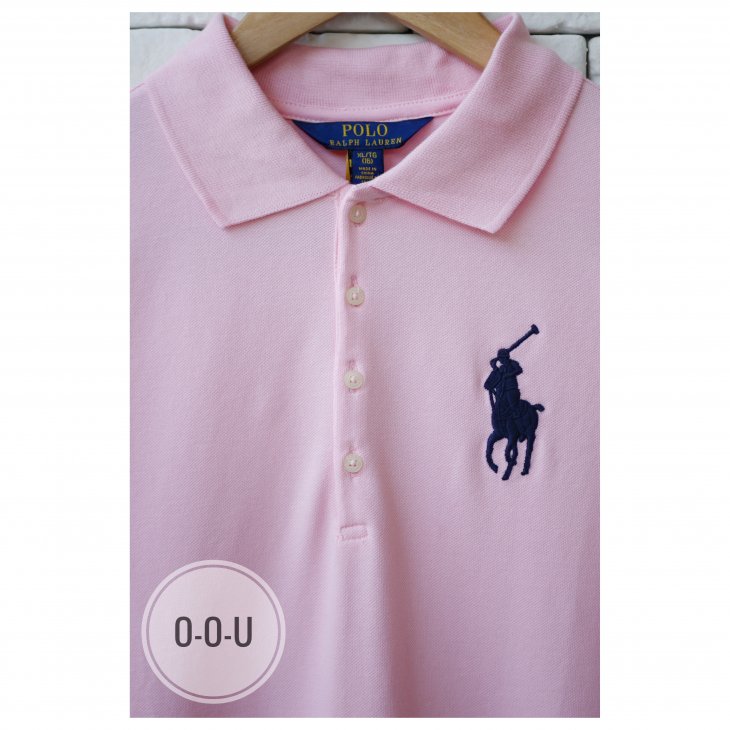 POLO RALPH LAUREN GIRLS BIG PONY COTTON MESH POLO DRESS